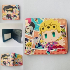 JoJo's Bizarre Adventure Cartoon Coin Purse Anime Short Wallet