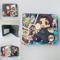 Demon Slayer: Kimetsu no Yaiba Cartoon Coin Purse Anime Short Wallet