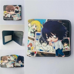 Death Note Cartoon Coin Purse Anime Short Wallet