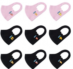 56 Styles K-POP BTS Bulletproof Boy Scouts Cartoon Character Pattern Anime Dust Mask