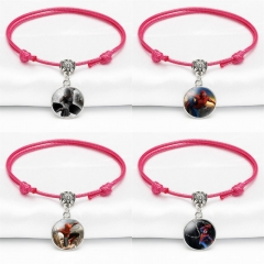 16 Styles Spider Man Cartoon Multilayer PU Anime Bracelet