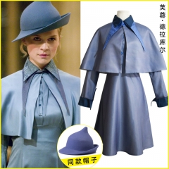 哈利波特cos服 布斯巴顿校服 女生制服 芙蓉 德拉库尔cos