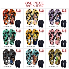 12 Styles One Piece Summer Beach Anime Flip Flops Slipper