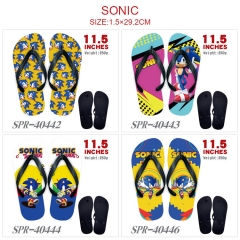 6 Styles Sonic the Hedgehog Summer Beach Anime Flip Flops Slipper