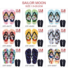 9 Styles Pretty Soldier Sailor Moon Summer Beach Anime Flip Flops Slipper