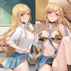 (40*70cm) My Dress-Up Darling Sexy Girl Body Pillow Pattern Cartoon Character Bolster Body Anime Pillow