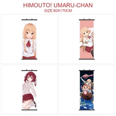 5 Styles Himouto! Umaru-chan Waterproof Wall Scroll Anime Wallscrolls （60*170cm）