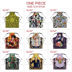 12 Styles One Piece Cartoon Household Anime Apron