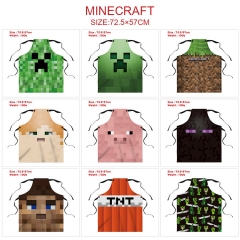 10 Styles Minecraft Cartoon Household Anime Apron