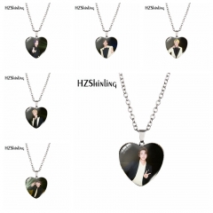8 Styles K-POP BTS Bulletproof Boy Scouts Cartoon Anime Necklace