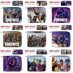 21 Styles Fortnite Cartoon Short Coin Purse Anime Wallet