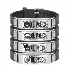 9 Styles One Piece Cartoon Alloy Anime Bracelet