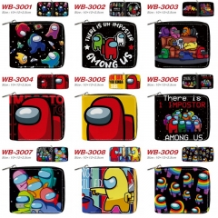 49 Styles Among Us Cartoon Short Coin Purse Anime Wallet