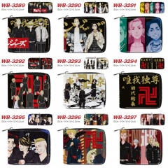 21 Styles Tokyo Revengers Cartoon Short Coin Purse Anime Wallet