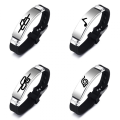 15 Styles Naruto Cartoon Alloy Anime Bracelet and Bangles