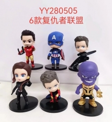 复仇者联盟公仔 6个一套