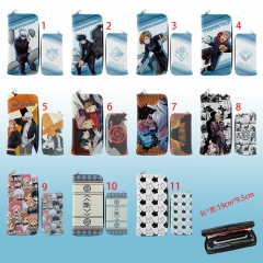 11 Styles Jujutsu Kaisen Cartoon PU Coin Purse Anime Wallet