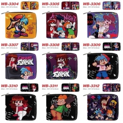 10 Styles Friday Night Funkin Cartoon Short Coin Purse Anime Wallet