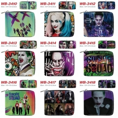 15 Styles Suicide Squad Cartoon Short Coin Purse Anime Wallet