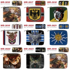 8 Styles Saga of Tanya the Evil Cartoon Short Coin Purse Anime Wallet
