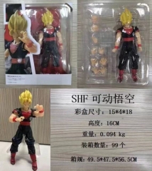 七龙珠 SHF 可动 黑衣悟空 盒装手办 高16cm 一箱99个