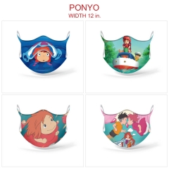 5 Styles Gake no ue no Ponyo Cartoon Color Printing Anime Mask
