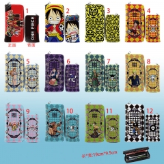 12 Styles One Piece Cartoon Character Anime PU Zipper Wallet Purse