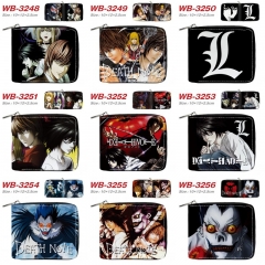 10 Styles Death Note Cartoon Short Coin Purse Anime Wallet