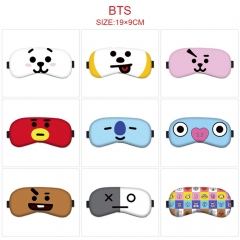 24 Styles K-POP BTS Bulletproof Boy Scouts Cartoon Pattern Anime Eyepatch  (No Blue Ice Packs)