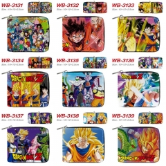 23 Styles Dragon Ball Z Cartoon Short Coin Purse Anime Wallet