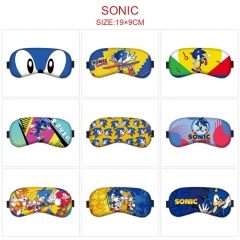 11 Styles Sonic The Hedgehog Cartoon Pattern Anime Eyepatch  (No Blue Ice Packs)