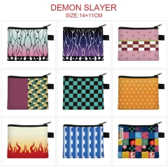 27 Styles Demon Slayer: Kimetsu no Yaiba Cartoon Coin Purse Anime Wallet