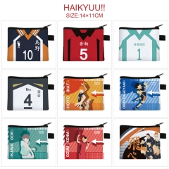 18 Styles Haikyuu Cartoon Coin Purse Anime Wallet