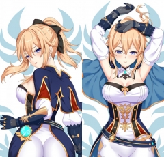 (40*70cm) 2 Styles Genshin Impact Sexy Girl Body Pillow Pattern Cartoon Character Bolster Body Anime Pillow