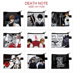 14 Styles Death Note Cartoon Coin Purse Anime Wallet