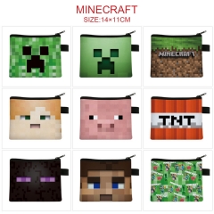 22 Styles Minecraft Cartoon Coin Purse Anime Wallet