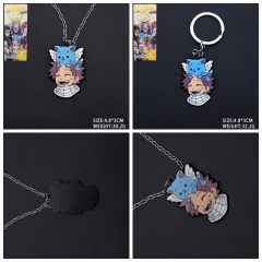 2 Styles Fairy Tail Cartoon Anime Keychain/Necklace