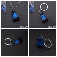 2 Styles Doctor Who Cartoon Anime Keychain/Necklace