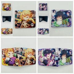 2 Styles Demon Slayer: Kimetsu no Yaiba Coin Purse Short Anime Wallet