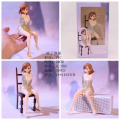 20CM Toaru Kagaku no Railgun/A Certain Scientific Railgun Misaka Mikoto Cartoon Character Model Toy Anime PVC Figure