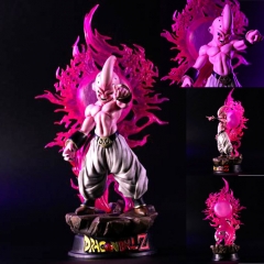 37CM Dragon Ball Z  Majin Buu Cartoon Character Model Statue Anime PVC Figure ( with Light )