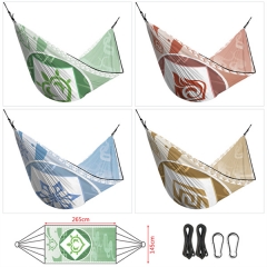 8 Styles Genshin Impact Cosplay Cartoon Character Outdoor Hammock