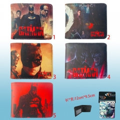 5 Styles Batman Cartoon Coin Purse Anime Short Wallet