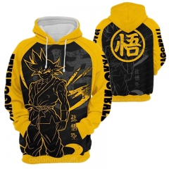 Dragon Ball Z 3D Printed Cartoon Anime Hooded Hoodie