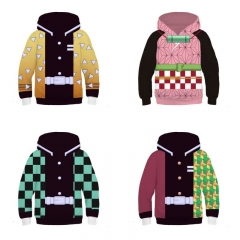 17 Styles Demon Slayer: Kimetsu no Yaiba 3D Printed Anime Cosplay Hooded Hoodie