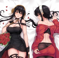 (40*70cm) 6 Styles SPY×FAMILY Sexy Girl Body Pillow Pattern Cartoon Character Bolster Body Anime Pillow