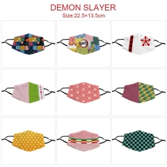 37 Styles Demon Slayer: Kimetsu no Yaiba Cartoon Color Printing Anime Mask