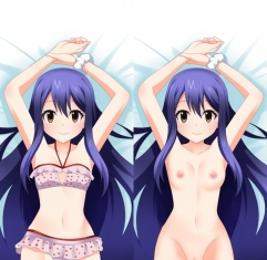 (40*70cm) Fairy Tail Sexy Girl Body Pillow Pattern Cartoon Character Bolster Body Anime Pillow