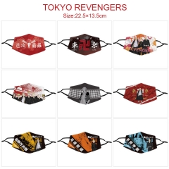 10 Styles Tokyo Revengers Cartoon Color Printing Anime Mask
