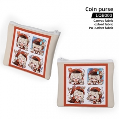 Genshin Impact Coin Purse Anime Wallet (PU)